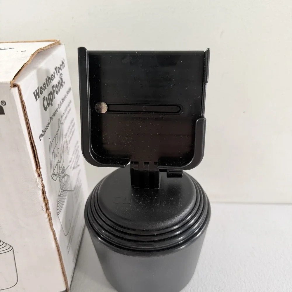 WeatherTech CupFone Universal Cell Phone Cup Holder Mount 8ACF5TV Black